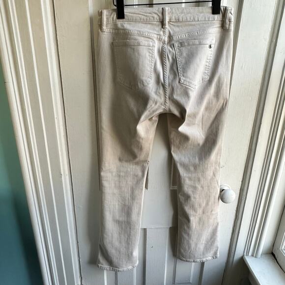 Lauren Ralph Lauren Straight Ankle Jeans Cream Wash Petite - Picture 7 of 10